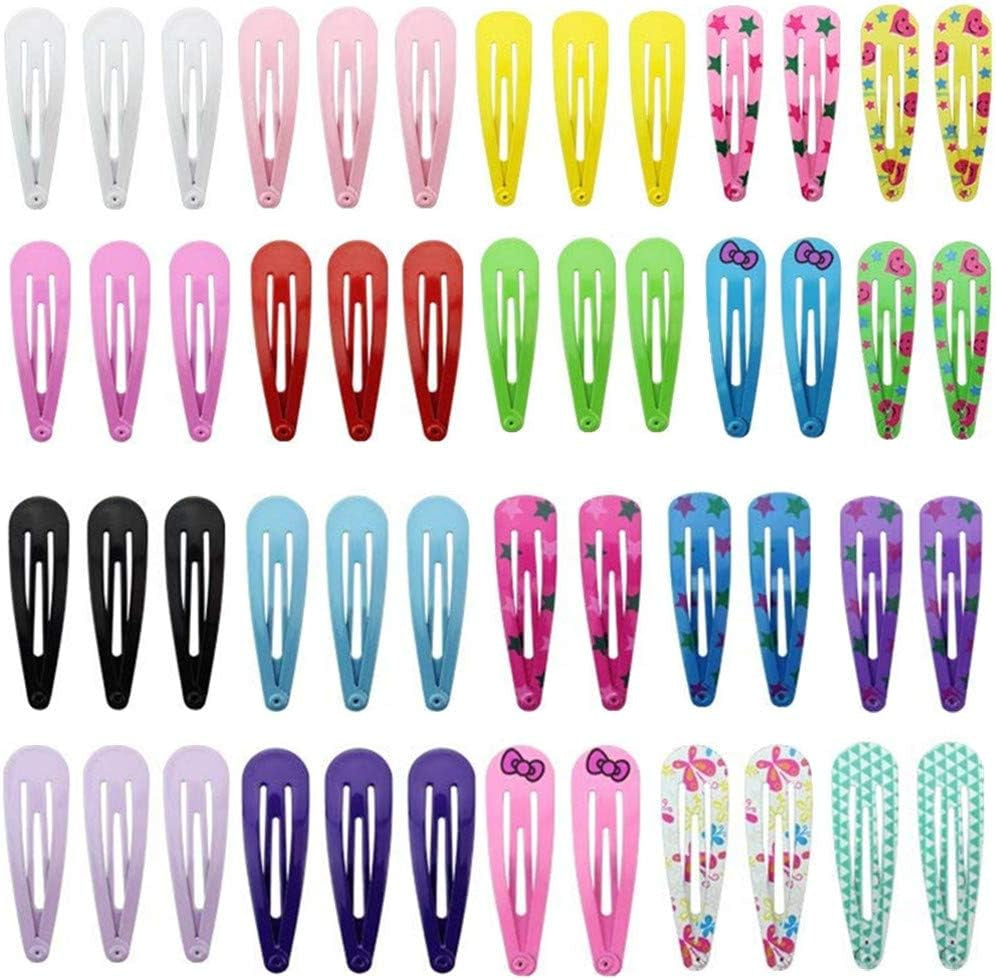 Confezione Da 50 Fermagli per Capelli, Colori Assortiti, 50 Mm, Graziosi Accessori Moda E Capelli, Fermagli per Capelli per Donne E Ragazze, Parrucchiere, Fermagli per Capelli Multicolori - Di