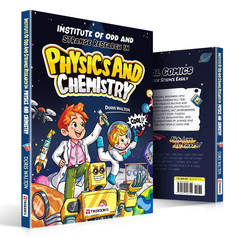 【Physical Chemistry Comic Enlightenment Book】Comicform Tells the Knowledge of Mathematics, Physics Andchemistry to Stimulate Children'S Interest in Learning