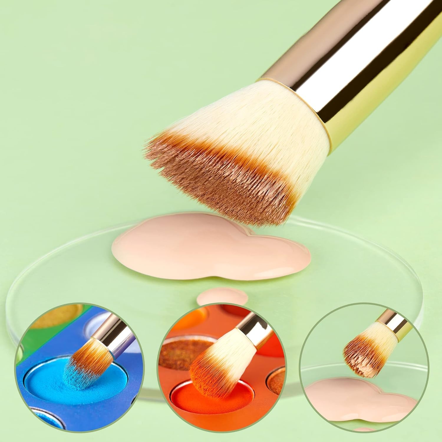 Marca 20Pz Bellezza Pennelli in Bambù per Trucco Professionale Set Trucco Kit Di Pennelli Fondotinta in Polvere Pennelli per Ombretto T145