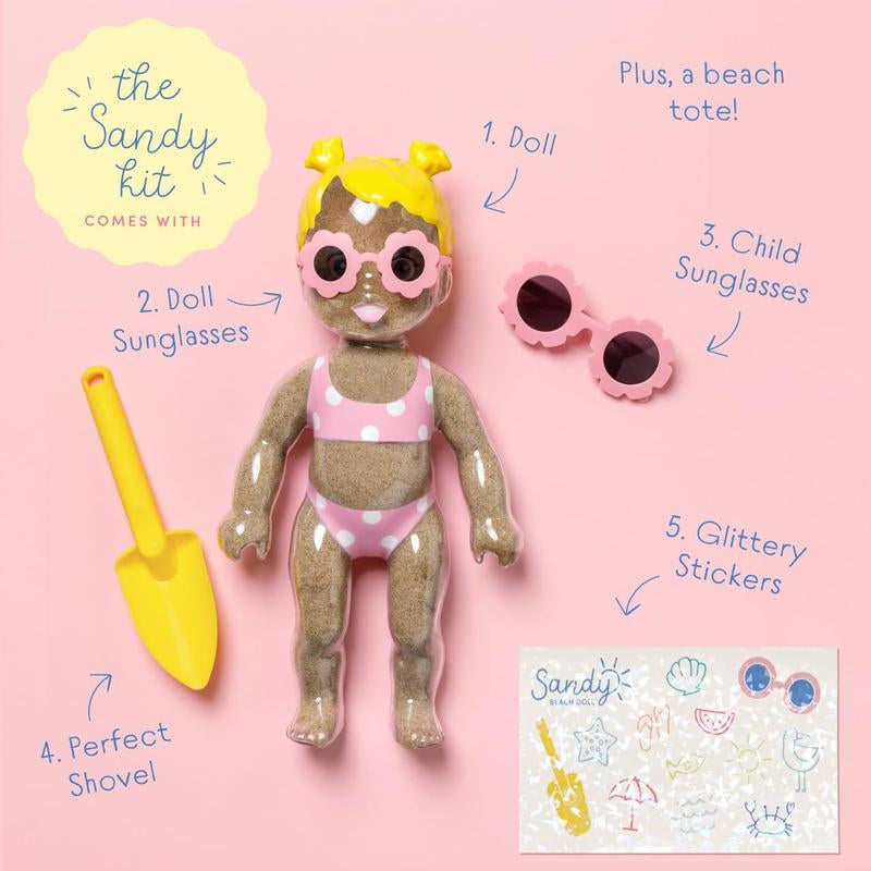 Sandy Beach Doll Kit - Soft Pink