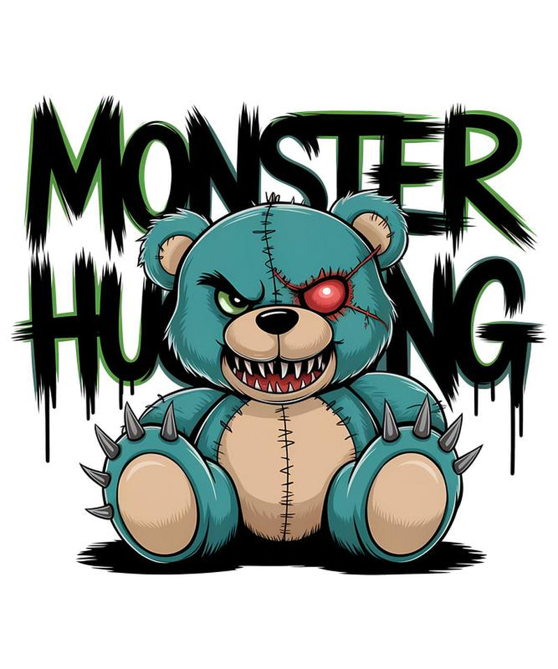 Graffiti Vi01Ent Bear 37D--- DTF Iron on Heat Transfer Newg