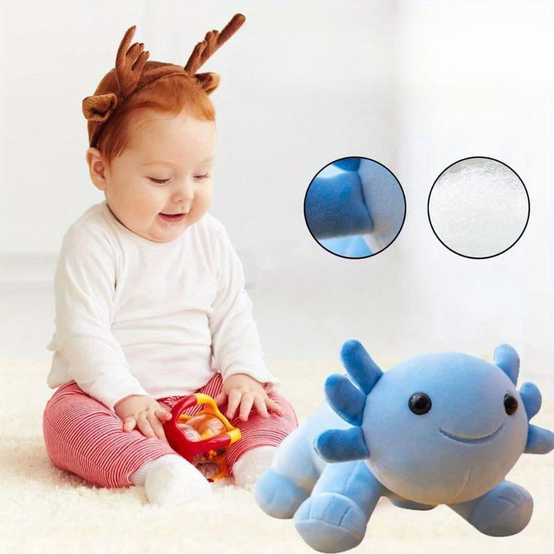 11Inch Axolotl Plush Toy Axolotl Stuffed Animal Plush Pillow Doll Cute and Soft Axolotl Birthday Gift Home Decoration Bubble Stuffedanimal