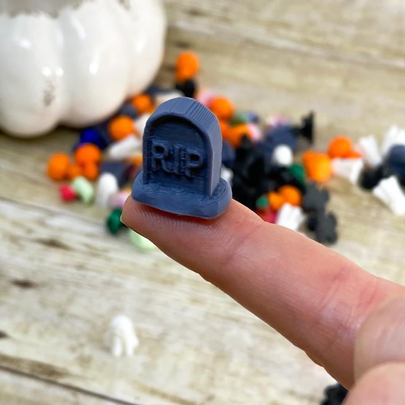 Spooky Mini Pack - Halloween Miniature Ducks Ghosts Duck-Spiders Decor Charms - 100 Pieces