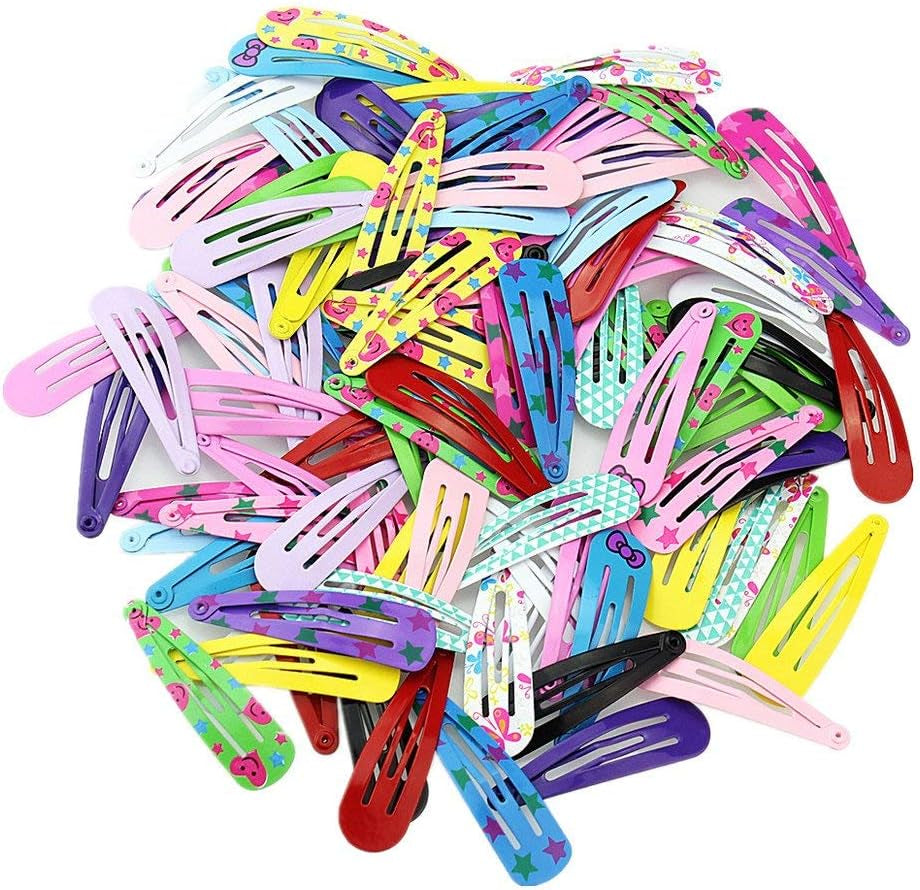 Confezione Da 50 Fermagli per Capelli, Colori Assortiti, 50 Mm, Graziosi Accessori Moda E Capelli, Fermagli per Capelli per Donne E Ragazze, Parrucchiere, Fermagli per Capelli Multicolori - Di