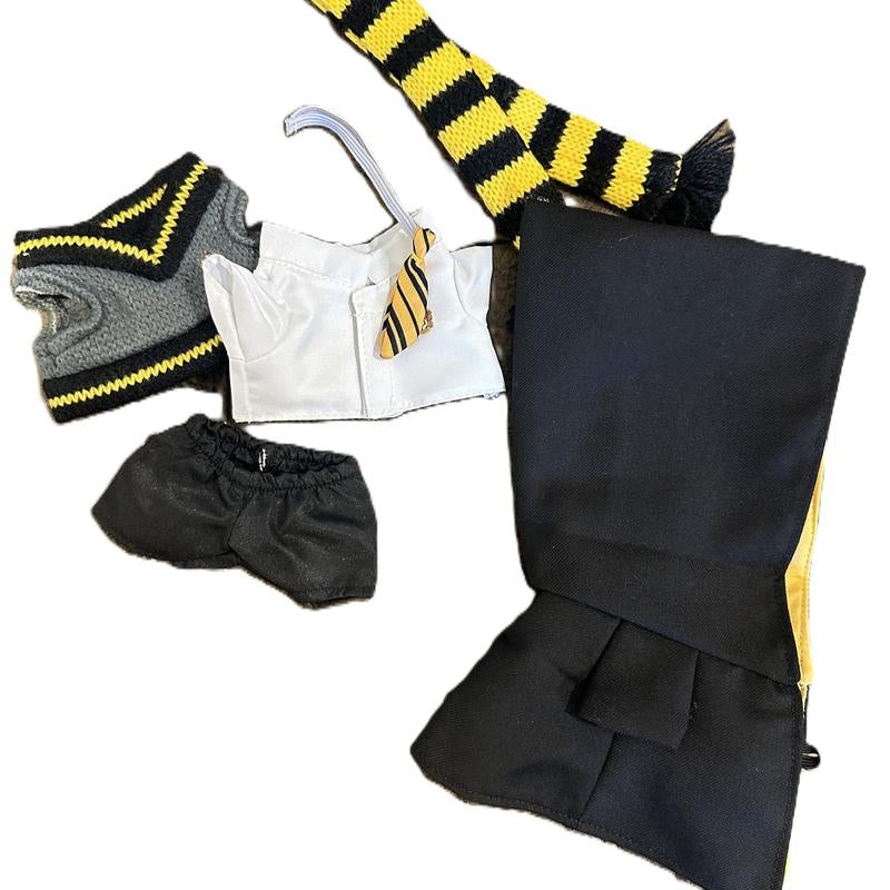 Handmade Doll Clothes | Inspired Wizard School Uniform Set Outfits| 17Cm Doll