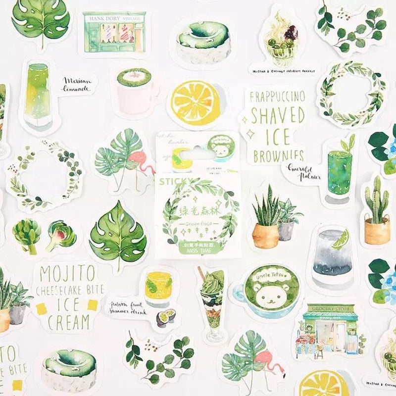 Waterproof Aesthetic Cute Scrapbooking Stickers (4 Designs)