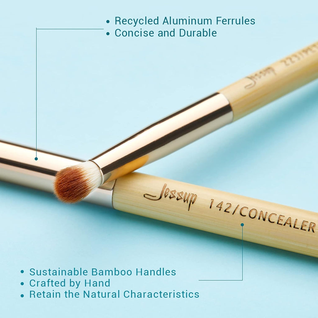 Brand 15Pz Bellezza Pennelli in Bambù Trucco Professionale Set Di Trucco Pennelli Ombretto Linea Definizione Ritocco T137