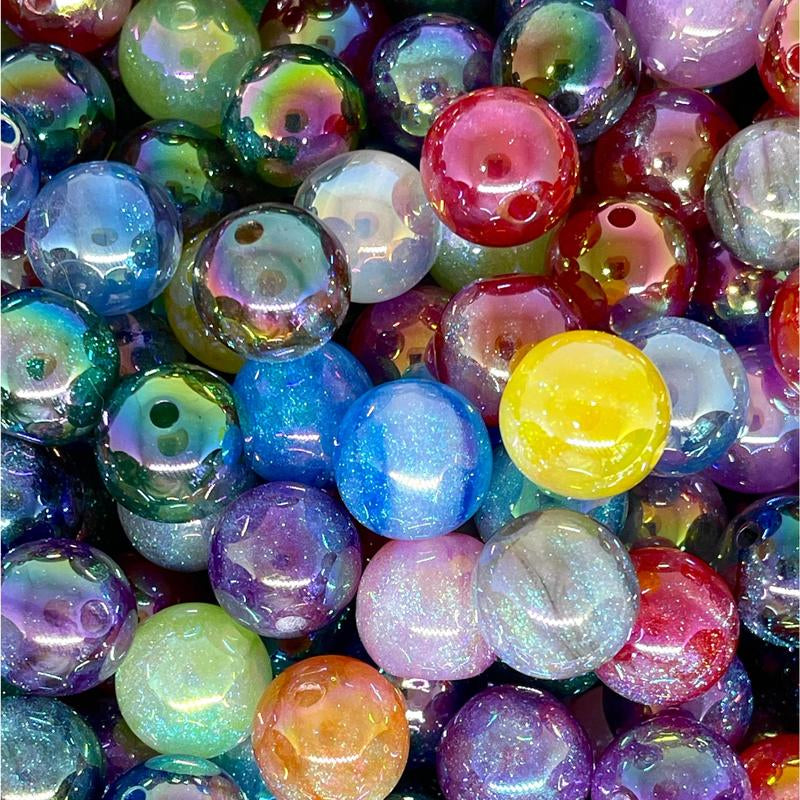 All That Glitter Acrylic Beads for DIY Jewelry Making | Glitter Beading & Crafting | Galaxy