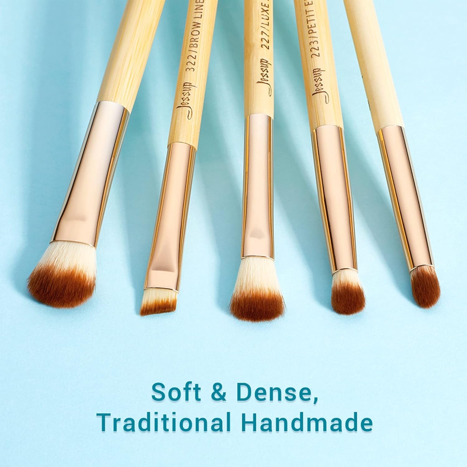 Brand 15Pz Bellezza Pennelli in Bambù Trucco Professionale Set Di Trucco Pennelli Ombretto Linea Definizione Ritocco T137
