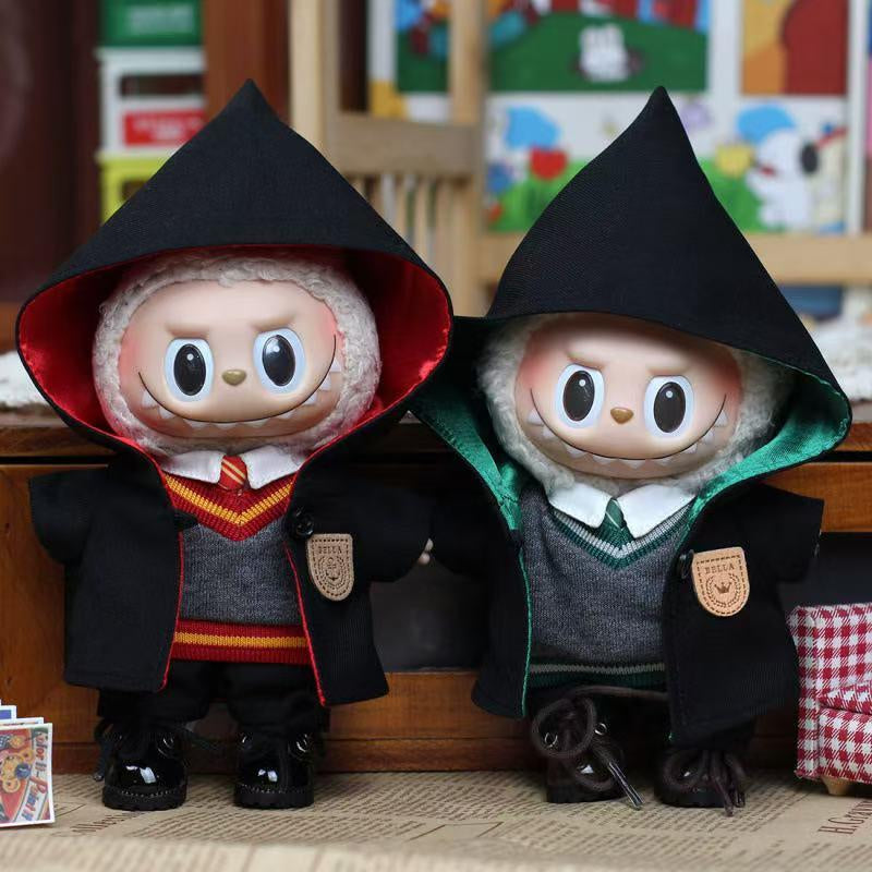 Handmade Doll Clothes | Inspired Wizard School Uniform Set Outfits| 17Cm Doll