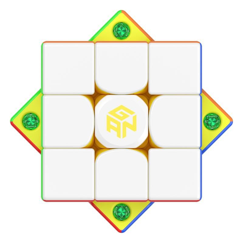 【GAN Official Store】Gan356 M E 3X3 Magnetic Speed Cube Stickerless 48 Magnets GES Pro+ Customized 12 Tension Setting Puzzle Toys for Children Kids Adult（Gan 356M Upgraded Version）