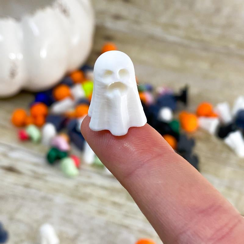 Spooky Mini Pack - Halloween Miniature Ducks Ghosts Duck-Spiders Decor Charms - 100 Pieces