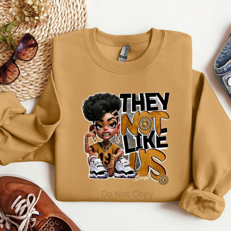 They Not like Us Girls Zodiac DTF Transfer - This Is NOT a Tshirt