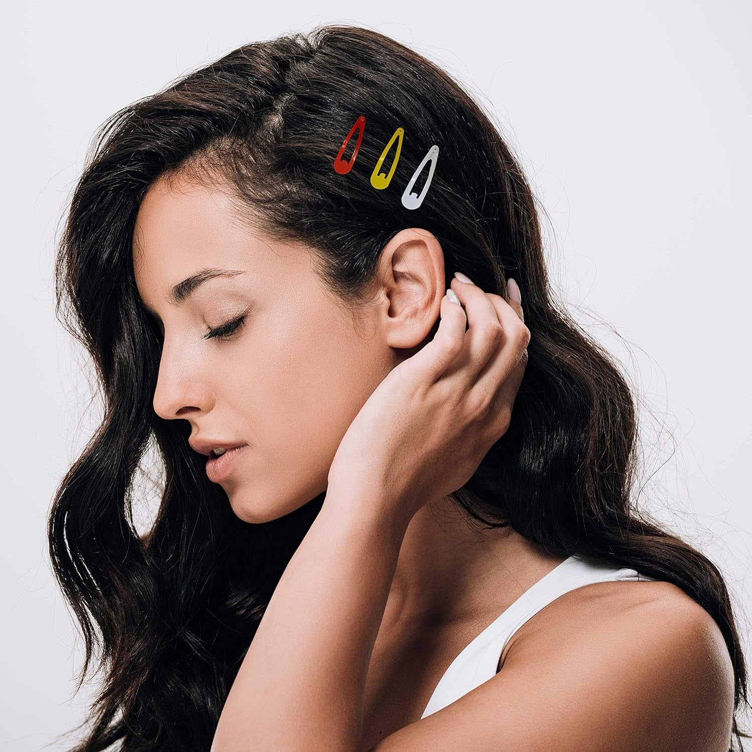 Confezione Da 50 Fermagli per Capelli, Colori Assortiti, 50 Mm, Graziosi Accessori Moda E Capelli, Fermagli per Capelli per Donne E Ragazze, Parrucchiere, Fermagli per Capelli Multicolori - Di