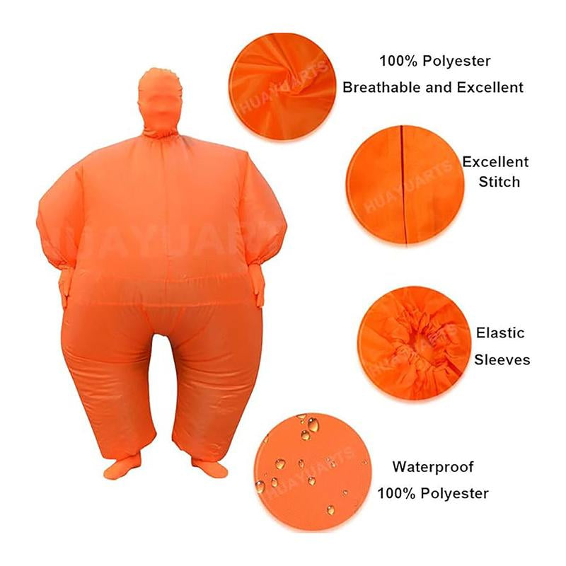 CIPACHO Inflatable Masquerade Costume Full Body Suit Air Blow up Cosplay Costumes Jumpsuit Suit