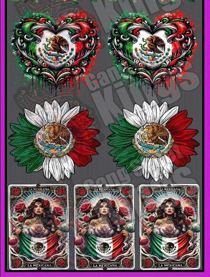 Premade Mexicana 3 | DTF Transfer - Ready to Press, Quick Shipping, Direct to Film Transfer