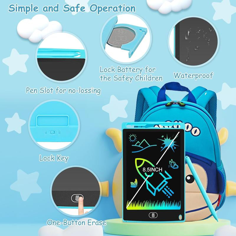 8.5 Inch LCD Writing Tablet for Kids LCD Drawing Board with Stylus Erasable Screen and Educational Fun - Perfect Birthday Christmas Halloween and Easter Gift for Children