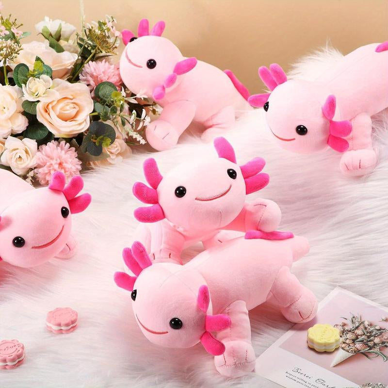 11Inch Axolotl Plush Toy Axolotl Stuffed Animal Plush Pillow Doll Cute and Soft Axolotl Birthday Gift Home Decoration Bubble Stuffedanimal