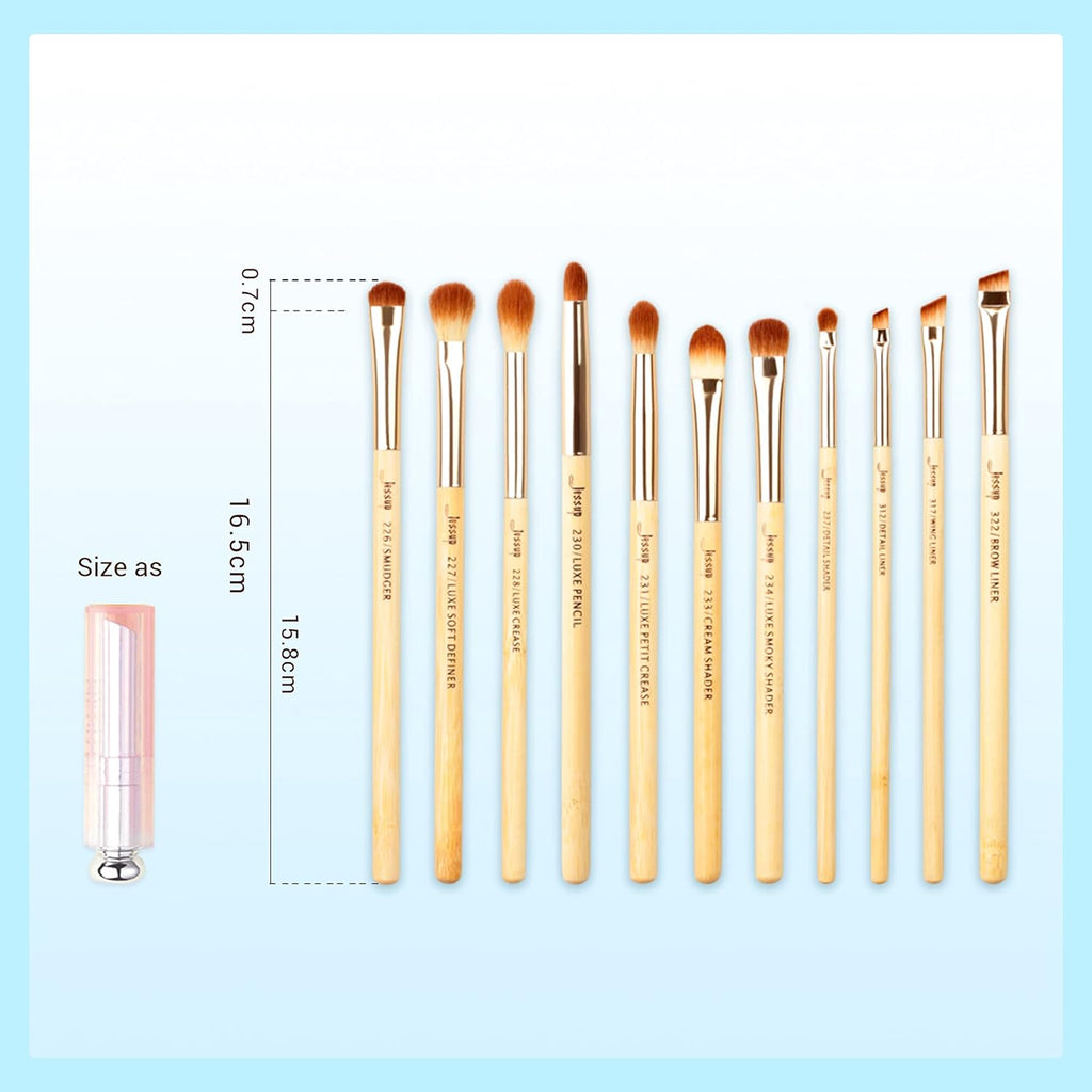 Brand 15Pz Bellezza Pennelli in Bambù Trucco Professionale Set Di Trucco Pennelli Ombretto Linea Definizione Ritocco T137