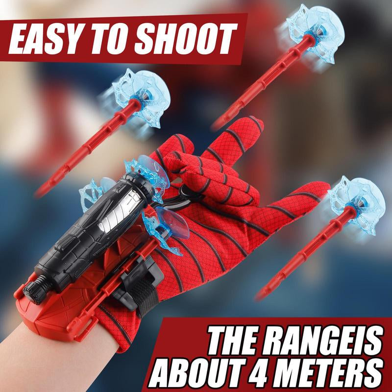 Spider Web Slinger Toy for Kids Age 5-7 - Glove Launcher for Outdoor Play, Ideal for Birthday, Halloween, and Christmas